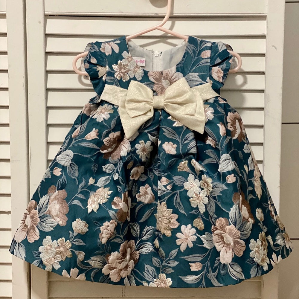 Baby girl holiday occasion dress